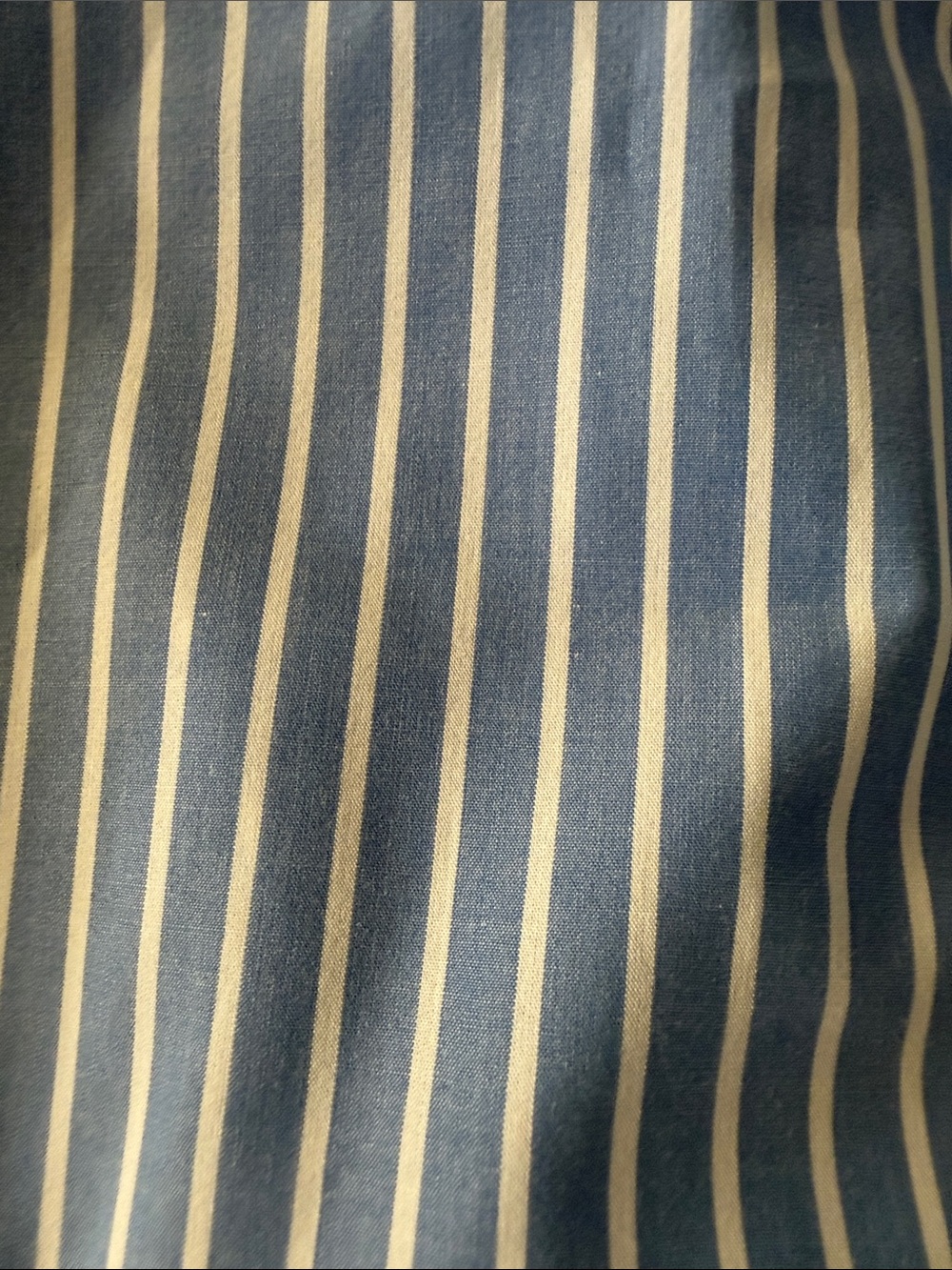 LOFT Striped Poplin Cutout Back Tunic Shirt - Picture 5 of 9